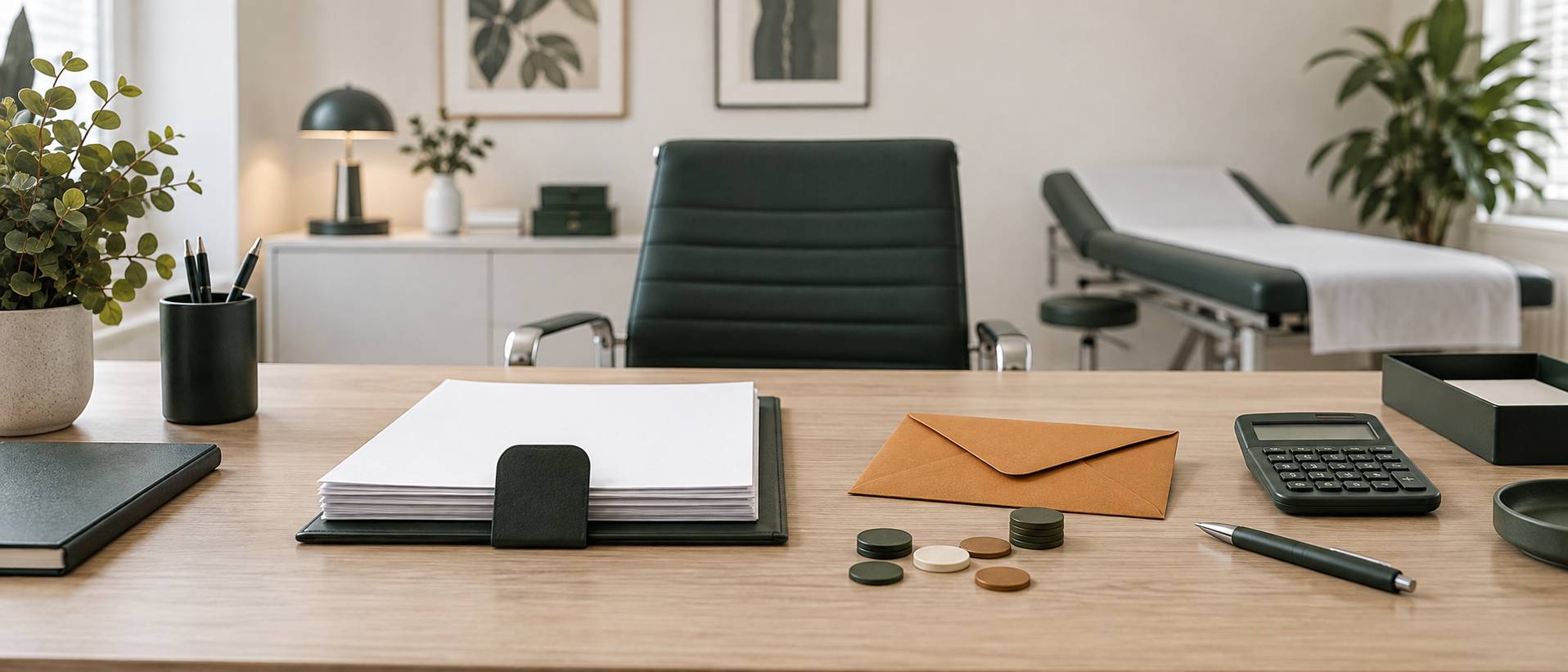 Illustration éditoriale du sujet : Portage salarial pour un praticien : coût réel et cas d'usage