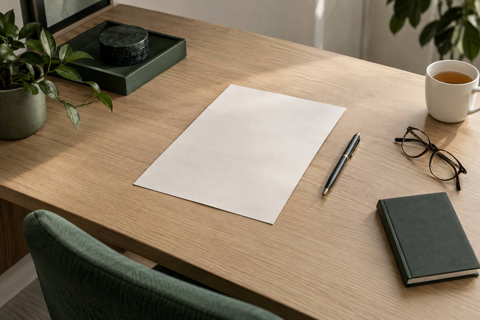Contrat d'assurance retourne et lunettes sur un bureau de consultation